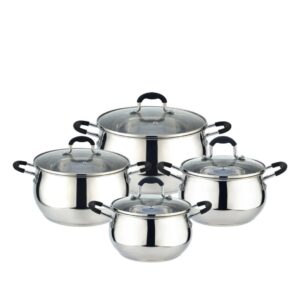 HEAVY DUTY APPLE SHAPE POT S.S 2.5QT